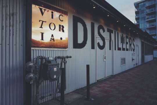 Victoria Distillers' store front